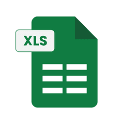 XLSX Spreadsheet - Official logo for Windows application by THL Studio